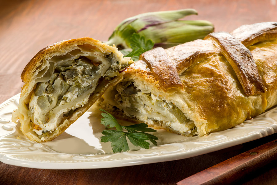 Strudel Ricotta E Carciofi