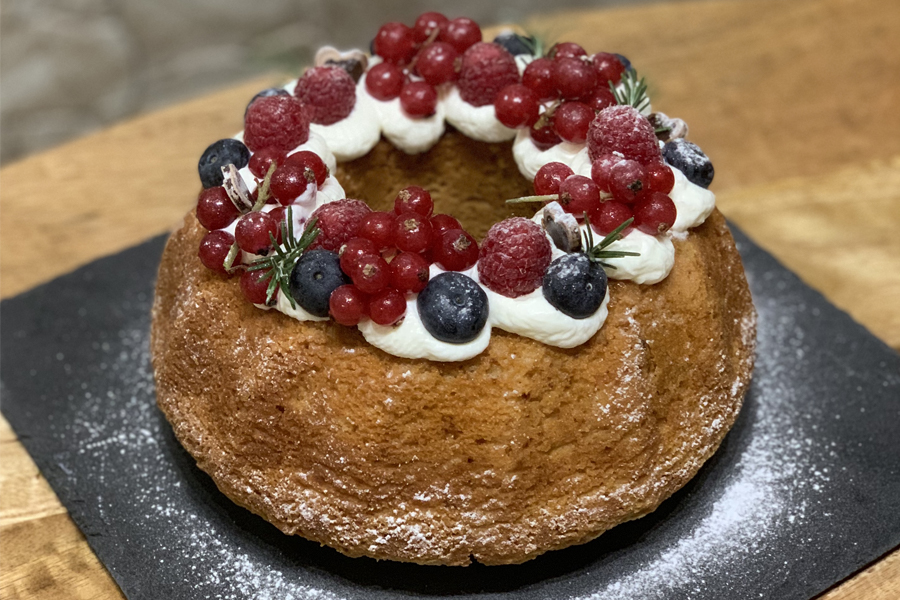 Savarin ai frutti di bosco